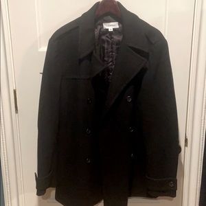 Calvin Klein medium black peacoat
